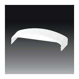 Taposócsatorna végzáró LE80-hoz balos/jobbos 20.5mmx 79.5mmx műanyag fényesfehér LE KOPOS